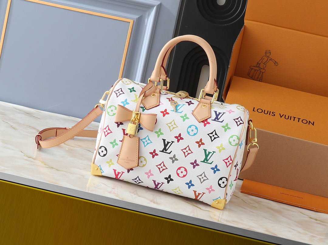 LV Classic Handbag Monogram Canvas Model M13084 Luxury